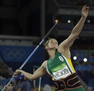 Sunette Viljoen in aksie by die 2016 Olimpiese Spele in Rio. Foto: AP Photo/Matt Dunham