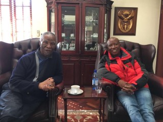 Mbeki en Malema. Foto: EFF