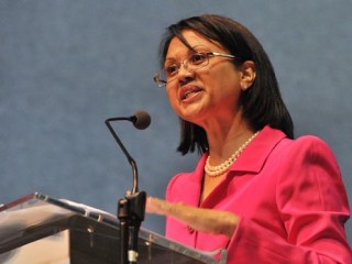Tina Joemat Petersson, minister van energie (Argieffoto, Desember 2011 Foto: GCIS)