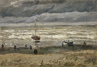 Van Gogh se "Zeegezicht bij Scheveningen" (1882)