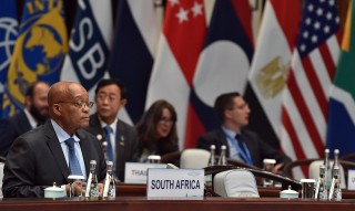 Pres. Jacob Zuma by die G20-beraad in China. Foto: Elmond Jiyane/GCIS