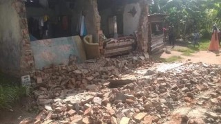 Skade ná die aardbewing op 10 September 2016 in Tanzanië (Foto: @RedCrossAU, Twitter)