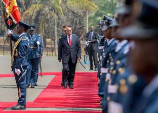 Zuma in Nairobi, Kenia. Foto: Elmond Jiyane