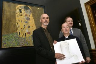Die bekendstelling van die 3D-weergawe van Gustav Klimt se bekende skildery, "Die soen"