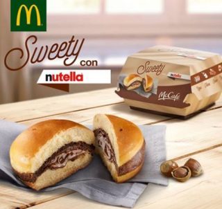 McDonald's se "Sweety" Nutella-burger