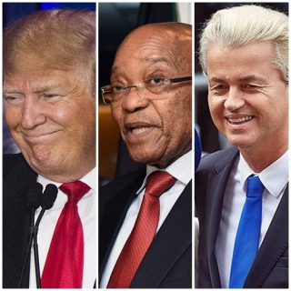 Trump, Zuma en Wilders. 