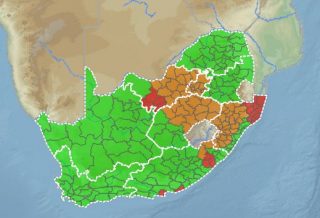 Grafika: Die Suid-Afrikaanse Weerdiens 