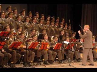 Argieffoto van die Alexandrov- militêre koor (2010) 