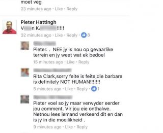 Pieter Hattingh se plasing op Facebook wat aanleiding gegee het tot sy bedanking as uitvoerende hoof van Hattech Holdings
