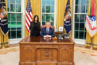 Kim Kardashian en Donald Trump. (Foto: Twitter)