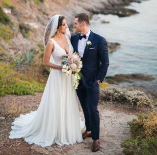 Cameron van der Burgh en sy bruid, Nefeli. (Foto: Instagram)